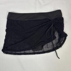 Black Lace bikini skirt